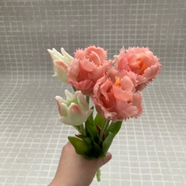 Realtouch tulpen parrot pink