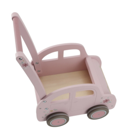 LD loopwagen auto roze