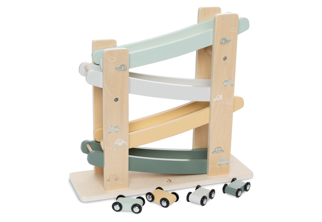 Jollein houten autobaan - On the go