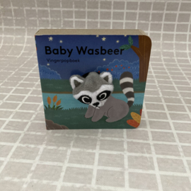 Vingerpopboekje baby wasbeer