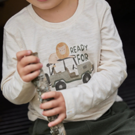 LD long sleeve sand gemêleerd met print