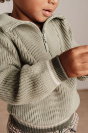 Little Dutch gebreiden trui olive green