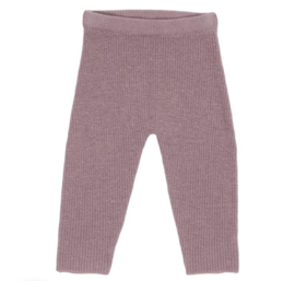 Little Dutch gebreide broek mauve - 50/56