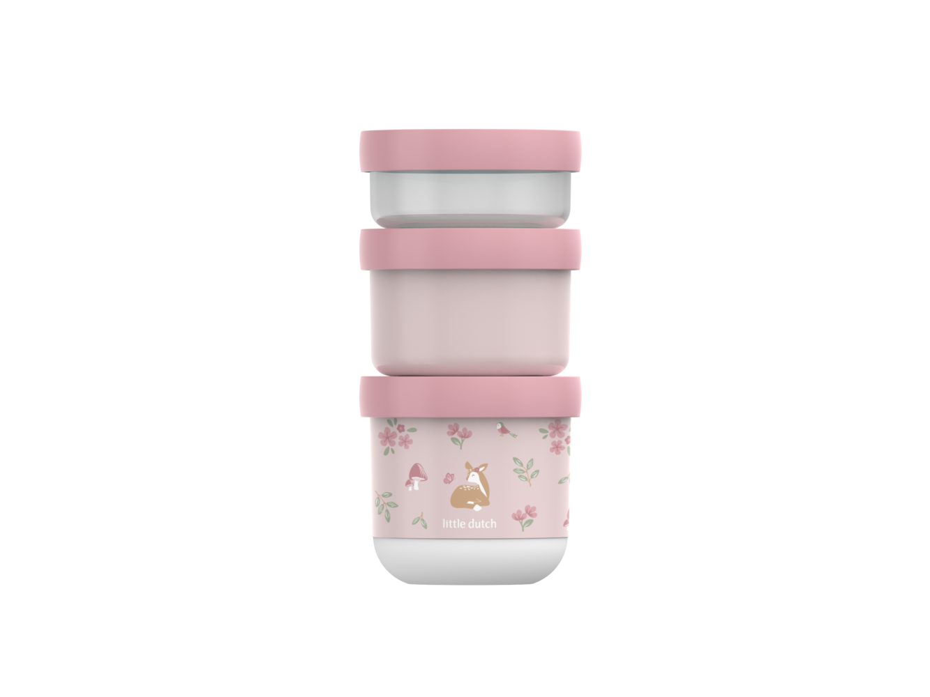 LD x Mepal snackbox - 3 delige set Fairy Garden 