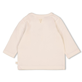 Shirtje my favorite place creme/roze maat 80