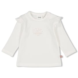 Feetje shirtje Little Rosebud offwhite maat 56