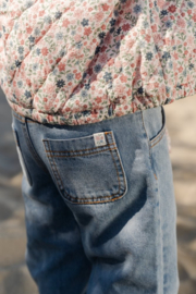 LD denim broek met ceintuur