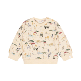 LD sweater safari print