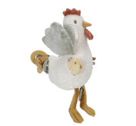 LD activiteitenknuffel kip 25cm little farm