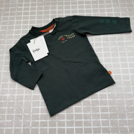 Feetje long sleeve donker groen maat 74