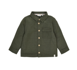 LD blouse deep olive