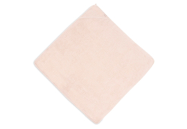 Jollein badcape badstof 100x100cm - pale pink