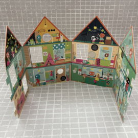 Pop-up huis boek en speelhuis