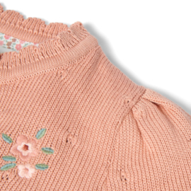 LD vestje gebreid roze