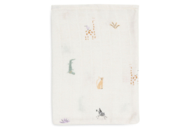 Jollein hydrofiele washandjes - Jungle Jambo (3 pack)