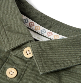 LD blouse deep olive