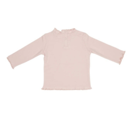 Little Dutch shirtje lange mouw ruches soft pink - 68