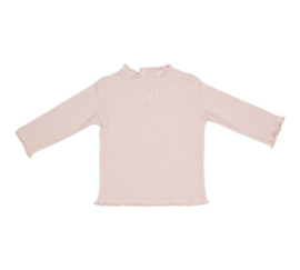 Little Dutch shirtje lange mouw ruches soft pink - 74