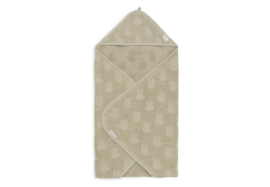 Jollein x Nijntje badcape olive green