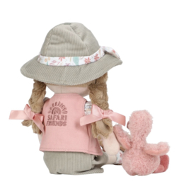 LD Safari knuffelpop rosa