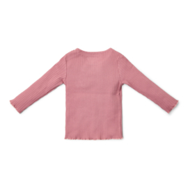 Little Dutch shirtje rib roze -  Fairy Garden