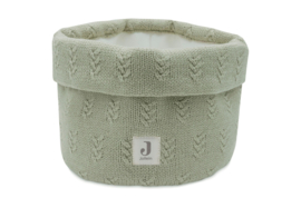 Jollein commodemandje grain knit olive green