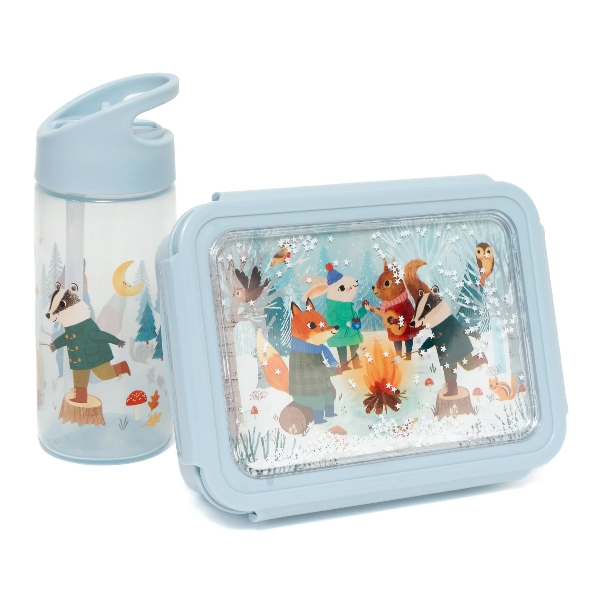 Petite Monkey broodtrommel bento bonfire animals