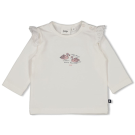 Feetje shirtje offwhite Swanlake