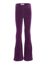 LOOXS Flared corduroy broek Aubergine