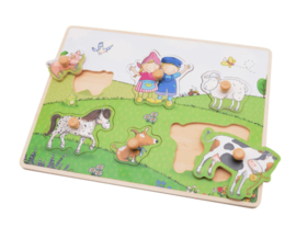 Fien en Teun knopje puzzel
