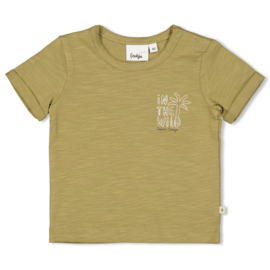 Feetje t-shirt groen - Safari Savage