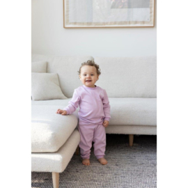 Feetje wafel pyjama lila