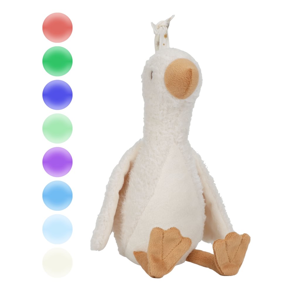 LD Knuffelgans Licht & geluid  - wit - Little Goose