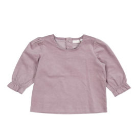 Little Dutch shirt pofmouw corduroy mauve -50/56