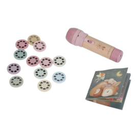 LD verhalen projector zaklamp - roze Fairy Garden