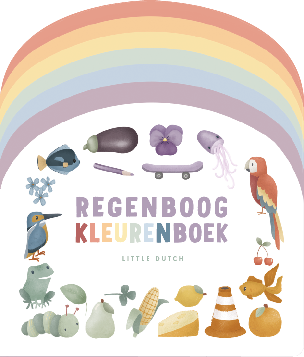 LD regenboog kleurenboek