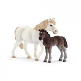 Schleich pony merrie met veulen