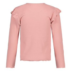 Jubel long sleeve rib - Moon Flowers