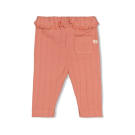 Feetje legging pointelle rib roze - Forest Garden