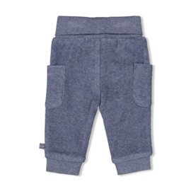 Feetje Farm Life broekje blauw badstof