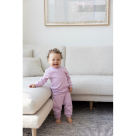 Feetje wafel pyjama lila
