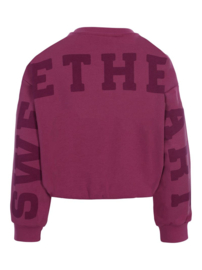 LOOXS Ballon Sweater Violet backprint