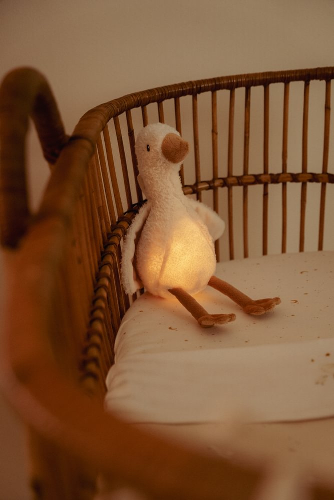 LD Knuffelgans Licht & geluid  - wit - Little Goose