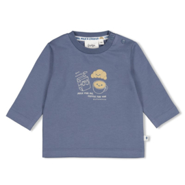 Feetje longsleeve blue - Breakfast Buddy