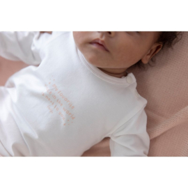 Shirtje my favorite place creme/roze maat 74