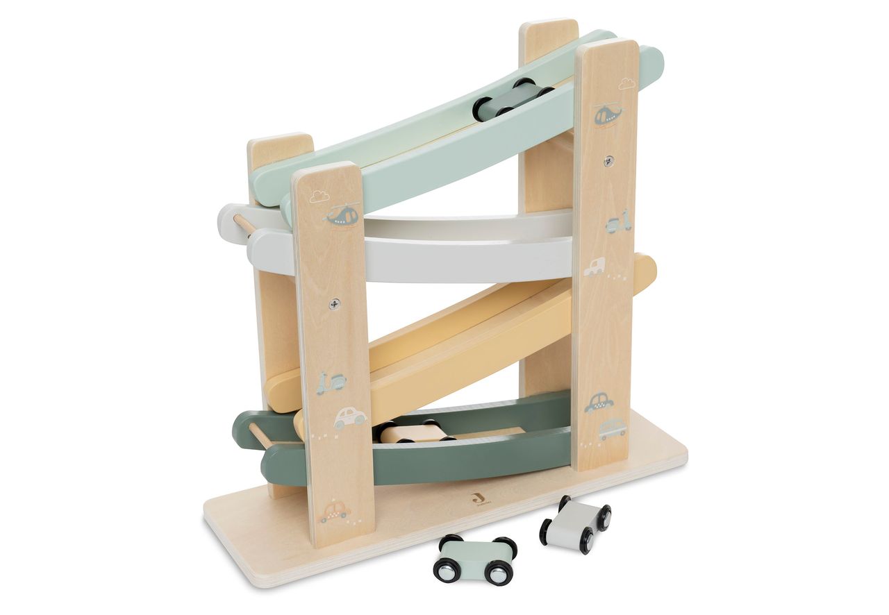 Jollein houten autobaan - On the go
