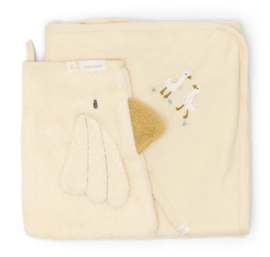 LD giftset - badcape en washandje - Little Goose