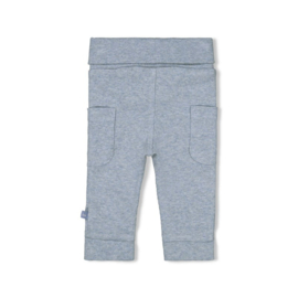 Feetje broek light blue dino maat 56