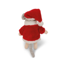 Het Muizenhuis - knuffelmuisje de kerstman
