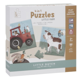 LD little farm 4 in 1 puzzel